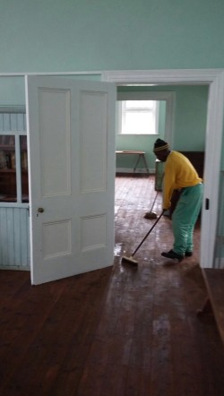 Oiling the Floors