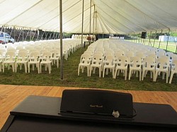 Seating in Place in the Marquee seating 700  - Friday