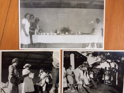 At the opening of the Clumber Tennis Clubhouse late 1940's