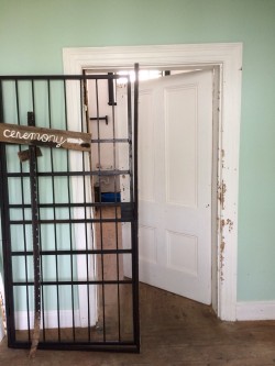 Strong room Security Door removed from Frame