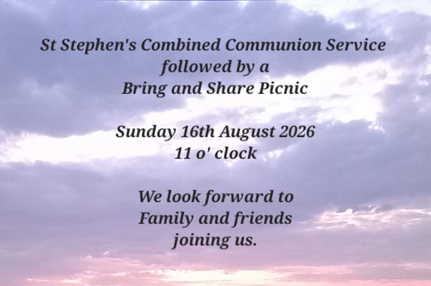 Combined Communion Service at St Stephen’s .